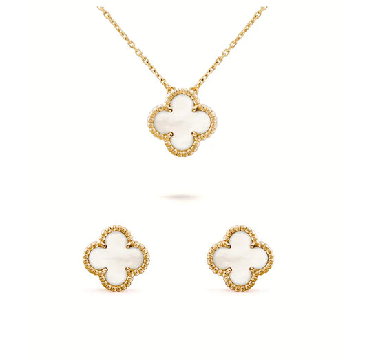 Van Cleef Necklace With Studs (Combo)