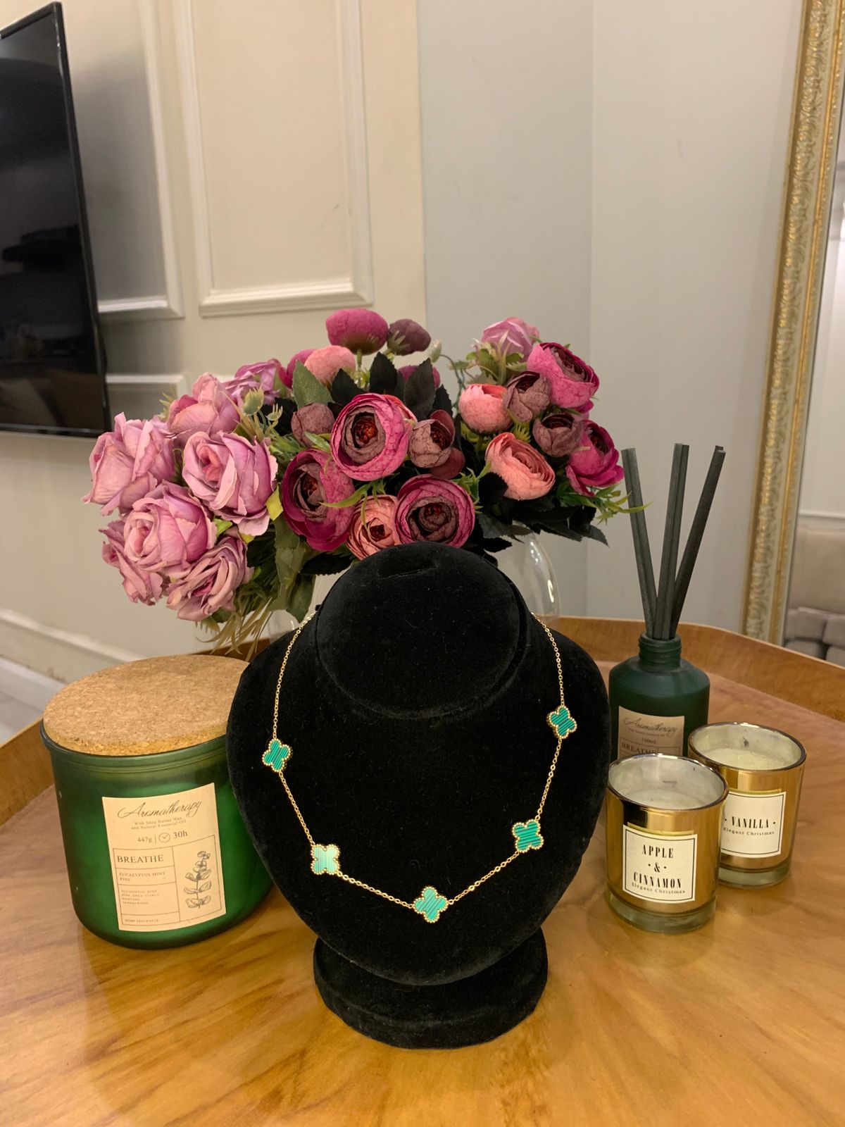 Van cleef necklace Green