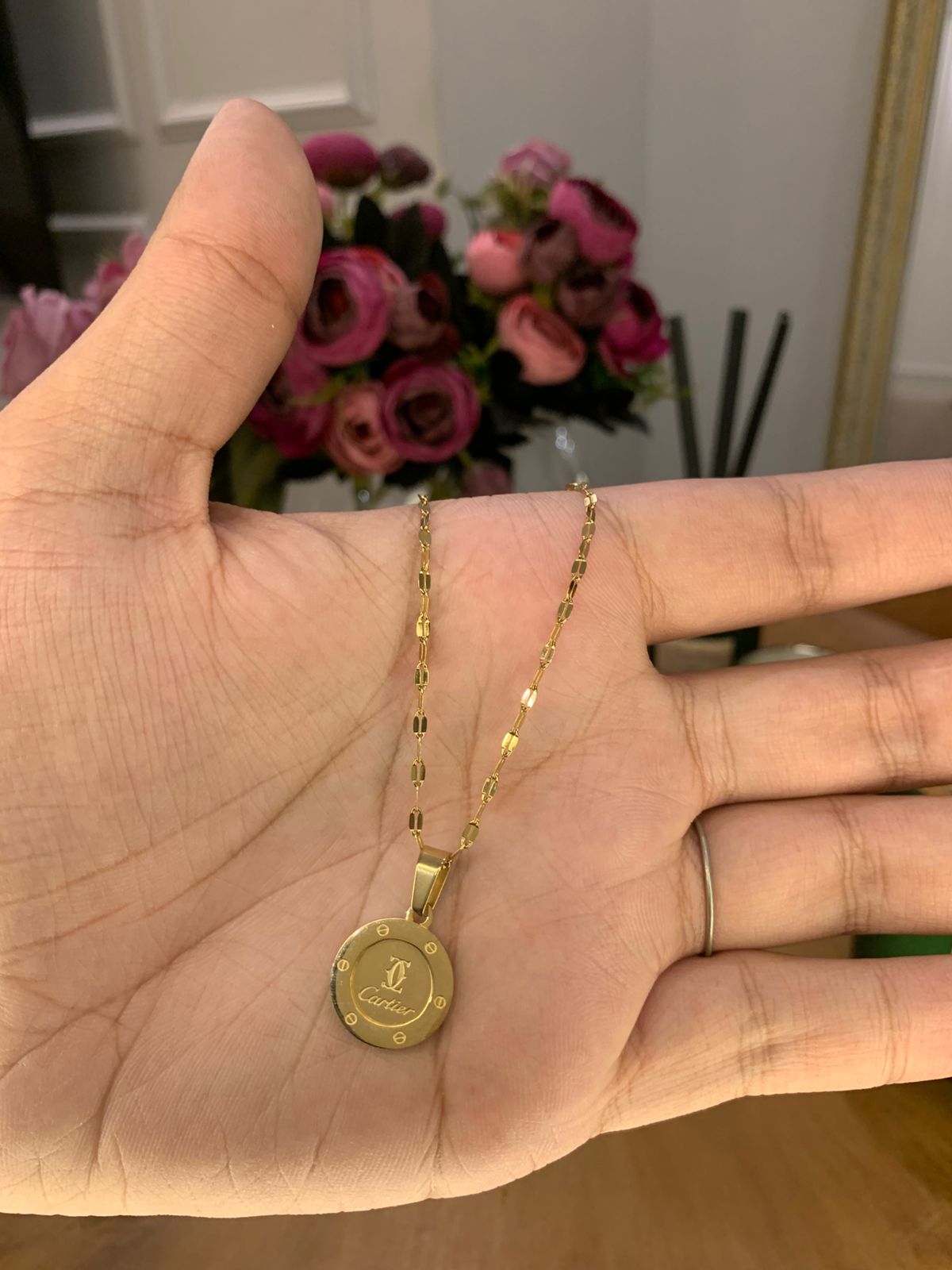 Cartier coin necklace ✨